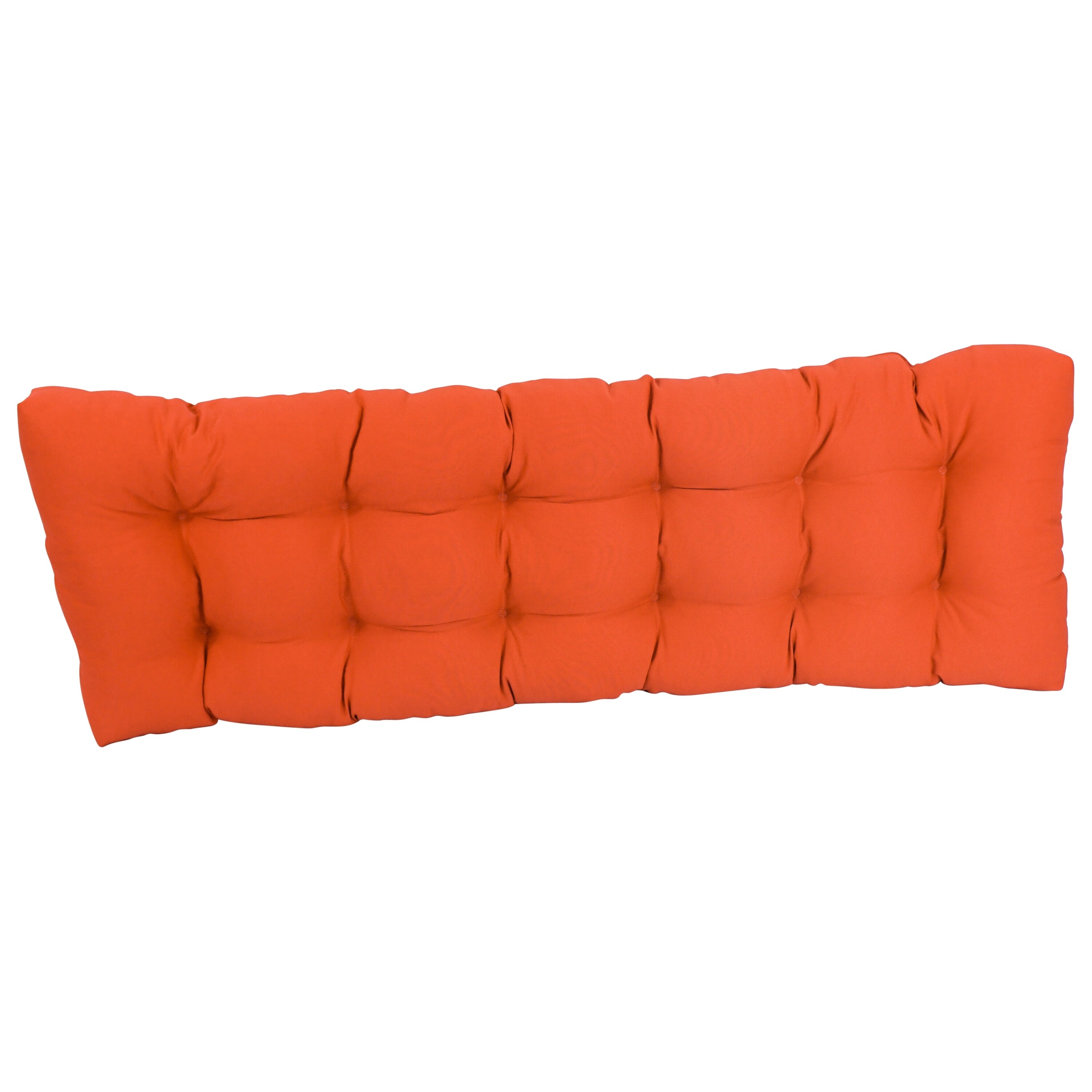 Solid Twill Tufted Indoor Bench Cushion Multiple widths from 42