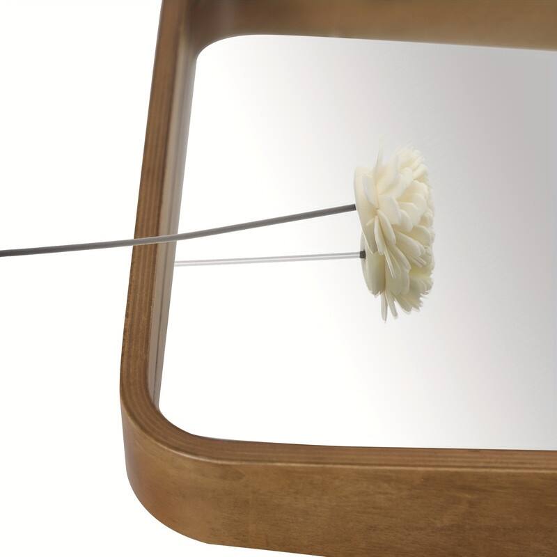 Multifunctional Wall Mirror Set with Shelf - 18"x24"