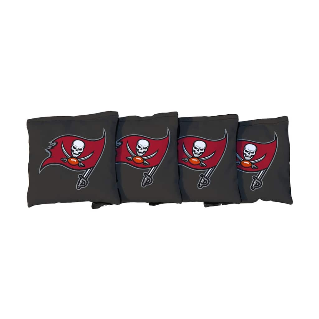 Tampa Bay Buccaneers NFL Pewter Cornhole Bags