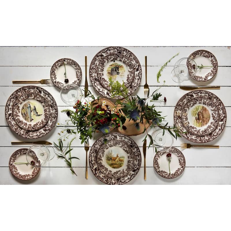 Spode Woodland Fish Motif 8 Plate