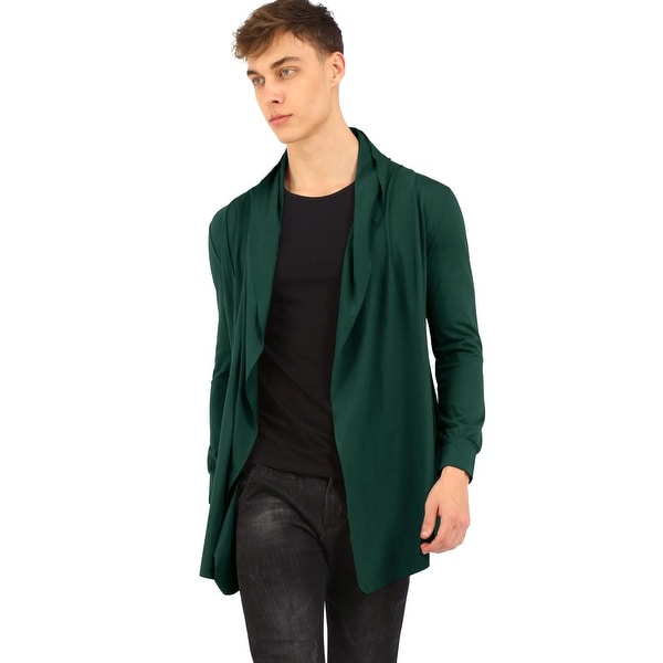 long cardigan with collar