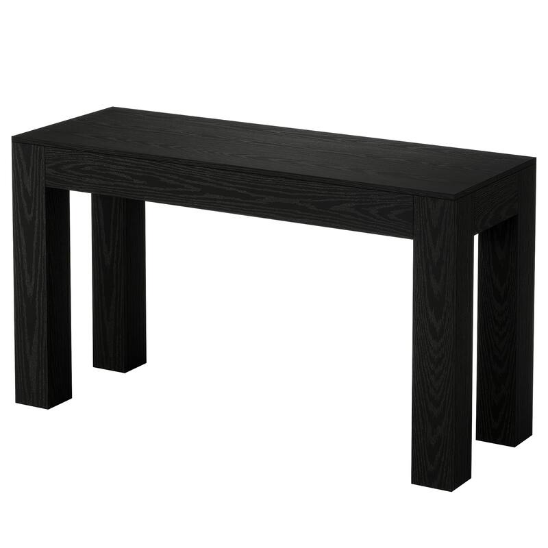 63" Wooden Counter Height Bar Table, Rectangular High Top Dining Table for Kitchen, Home Bar, Living Room