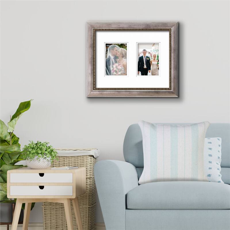 20" Blue and White Striped Pattern Square Throw Pillow