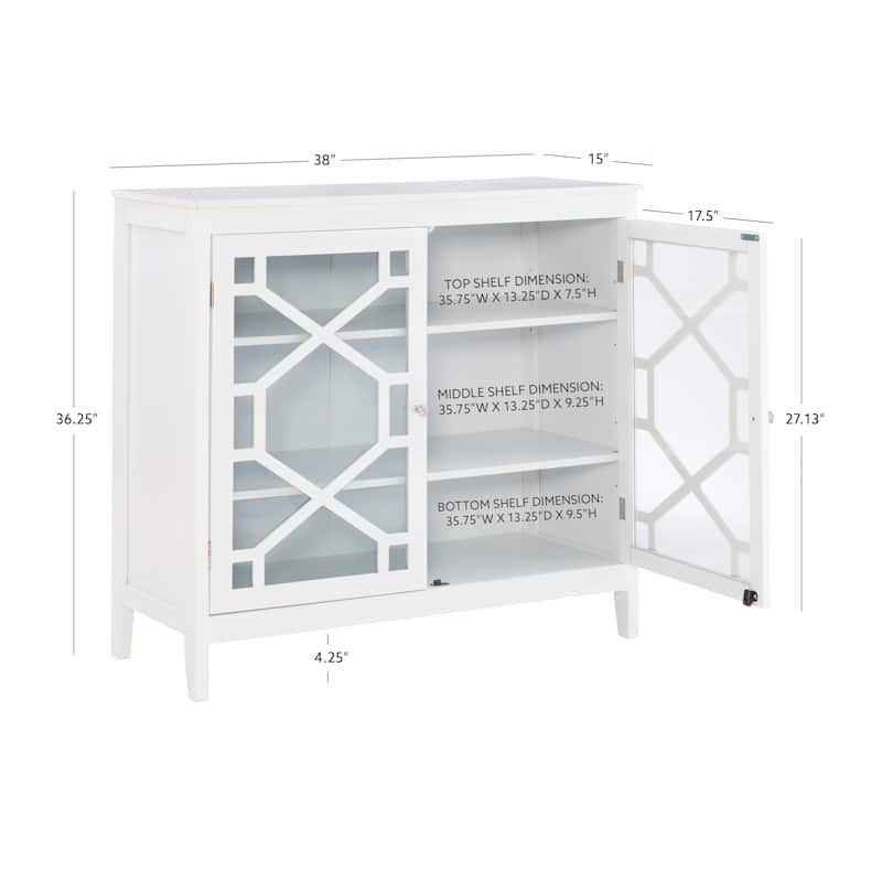 Fetti White Large Cabinet