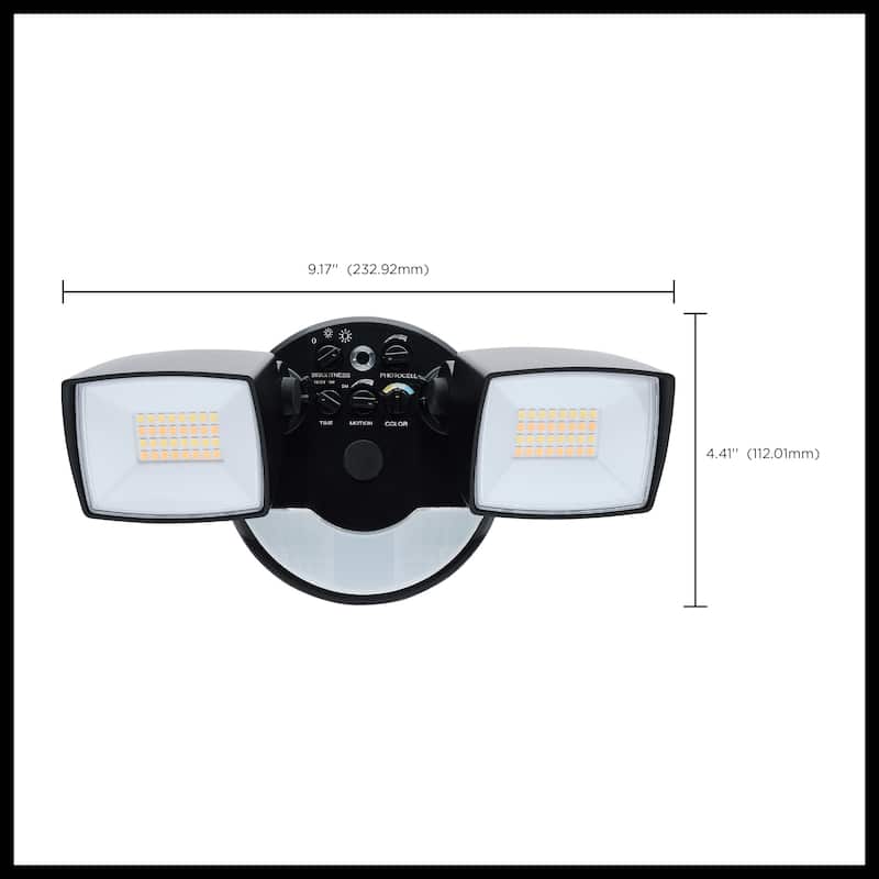 Nuvo Lighting 65/997 Double Light 9-3/16" Wide Adjustable LED Outdoor