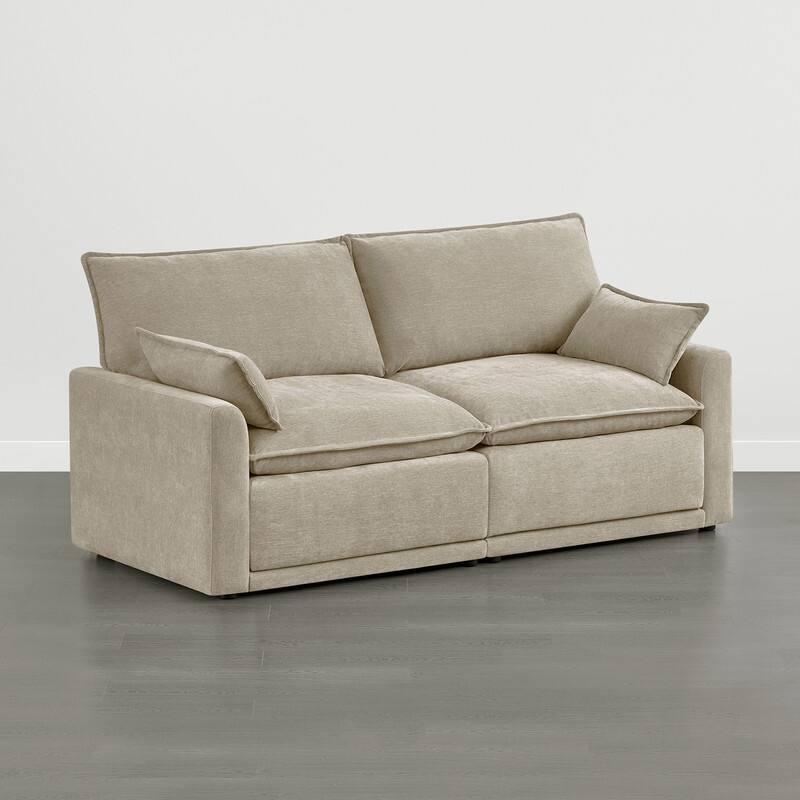 Spruce & Spring Modular Couch Oversized Sectional Sofa for Living Room