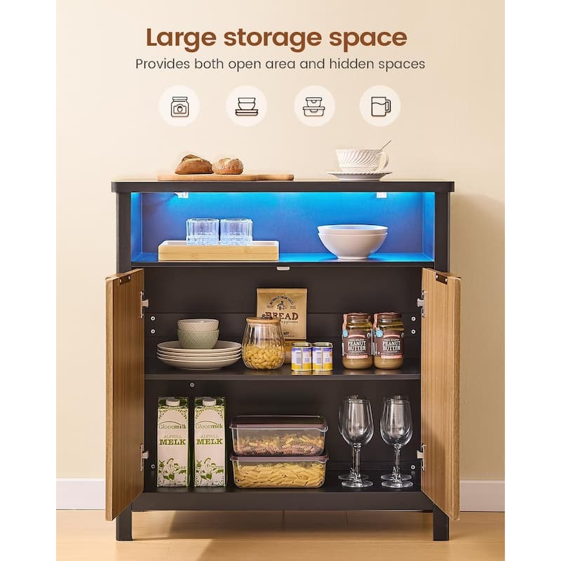 Sideboard Buffet Storage Cabinet,Buffet Table Storage Doors and Drawer