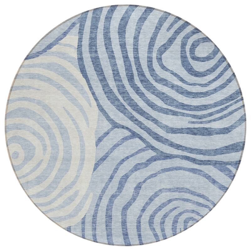 HomeRoots Abstract Transitional Rectangle Outdoor Rug