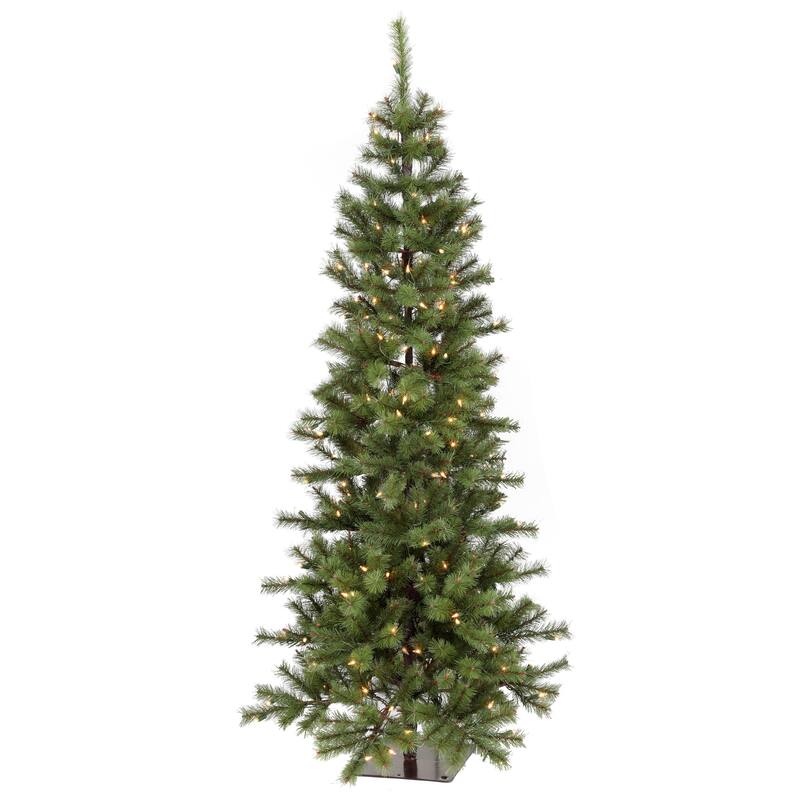5' LED Asheville Alpine Tree, Clear Lights