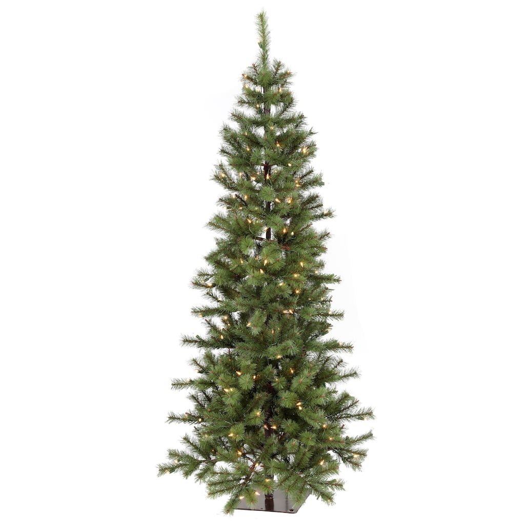 5' LED Asheville Alpine Tree, Clear Lights