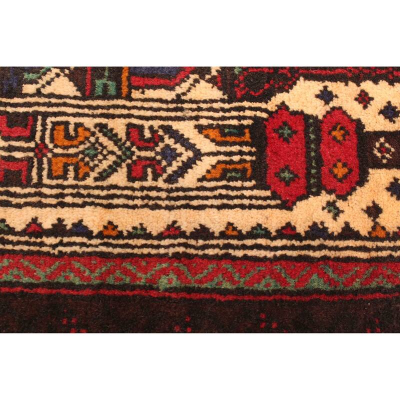 ECARPETGALLERY Hand-knotted Teimani Light Brown Wool Rug - 2'9 x 4'6