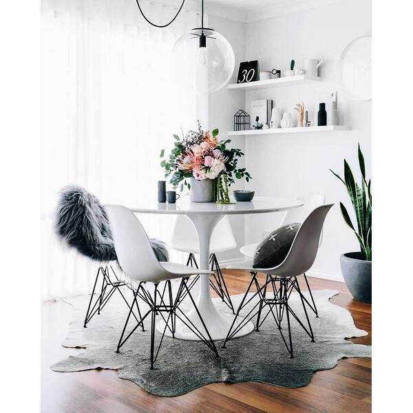 2xhome Modern Plastic Accent Designer Side Dining Matte Chair With Dark Black Wire Chrome Legs Base Overstock 14251437