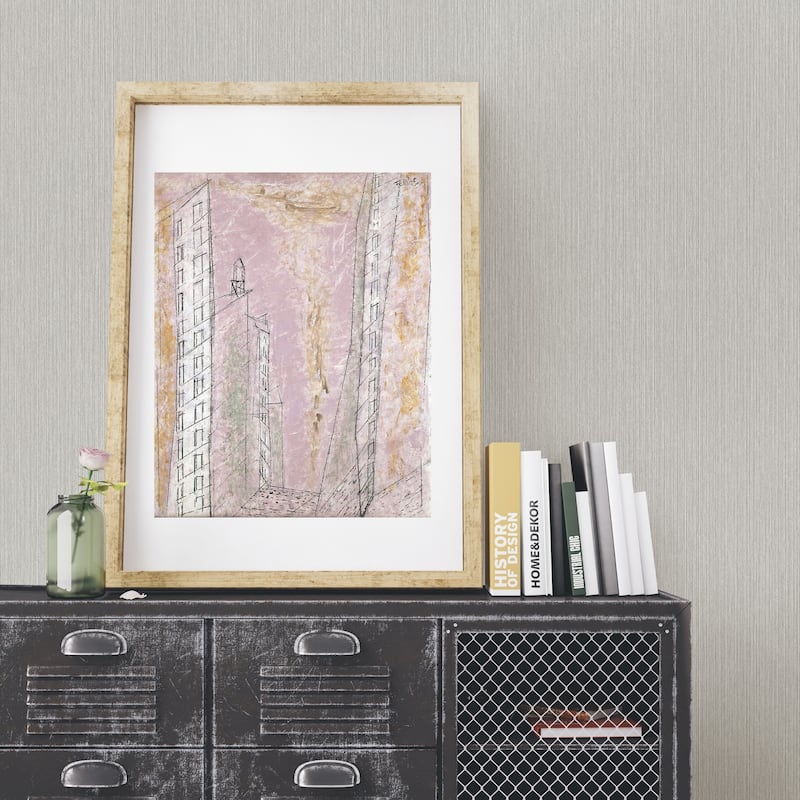 A-Street Prints Crewe Grey Plywood Texture Wallpaper