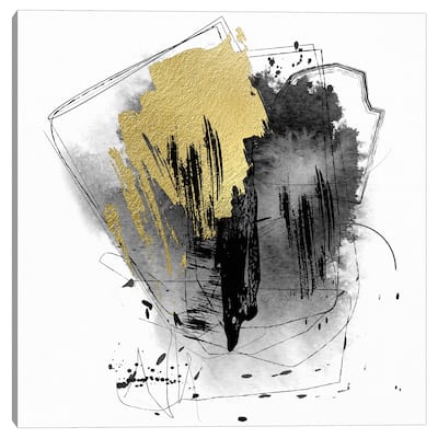 Confusion Gold by Nikki Chu Canvas Art Print