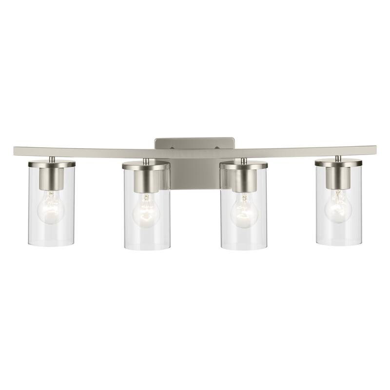 Kichler Lighting Crosby Bathroom Vanity Light with Clear Glass