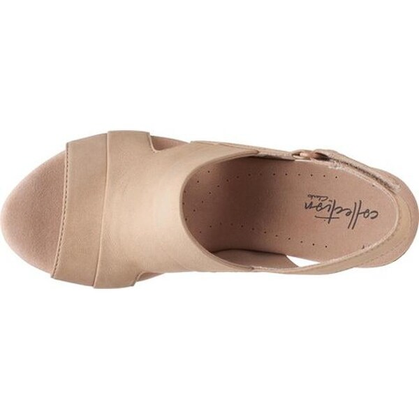 clarks collection women's annadel ivory wedge sandals