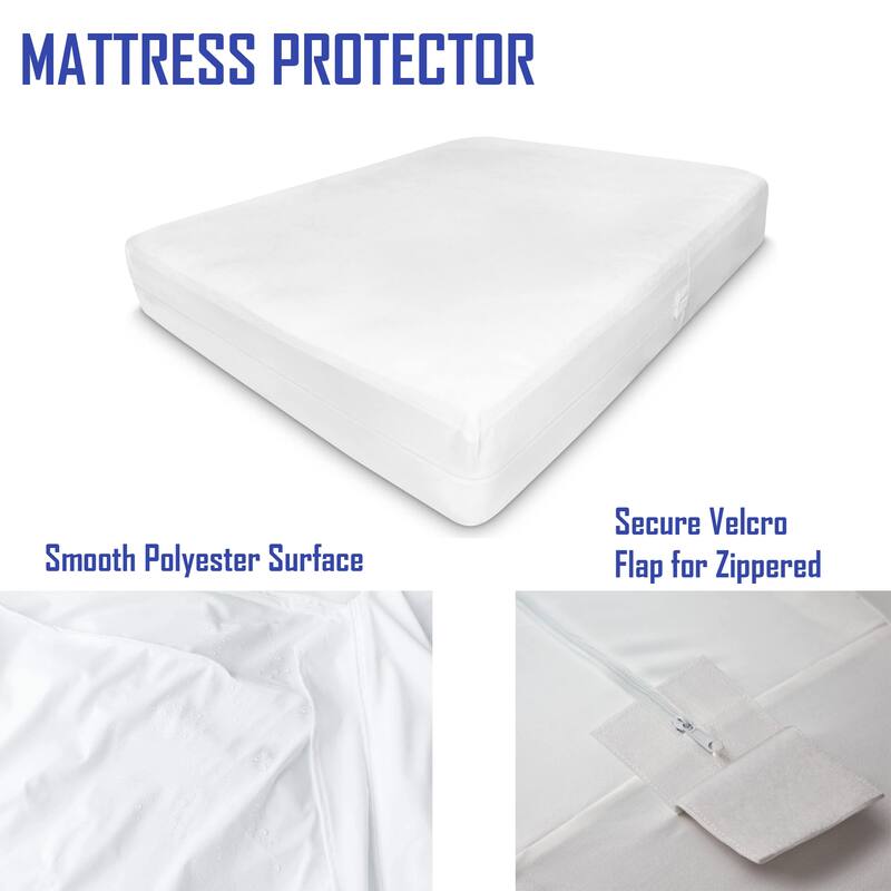 ONETAN, Mattress Protector, Ultra Soft-Premium Breathable and Noiseless Cover, Water Proof, Zippered.