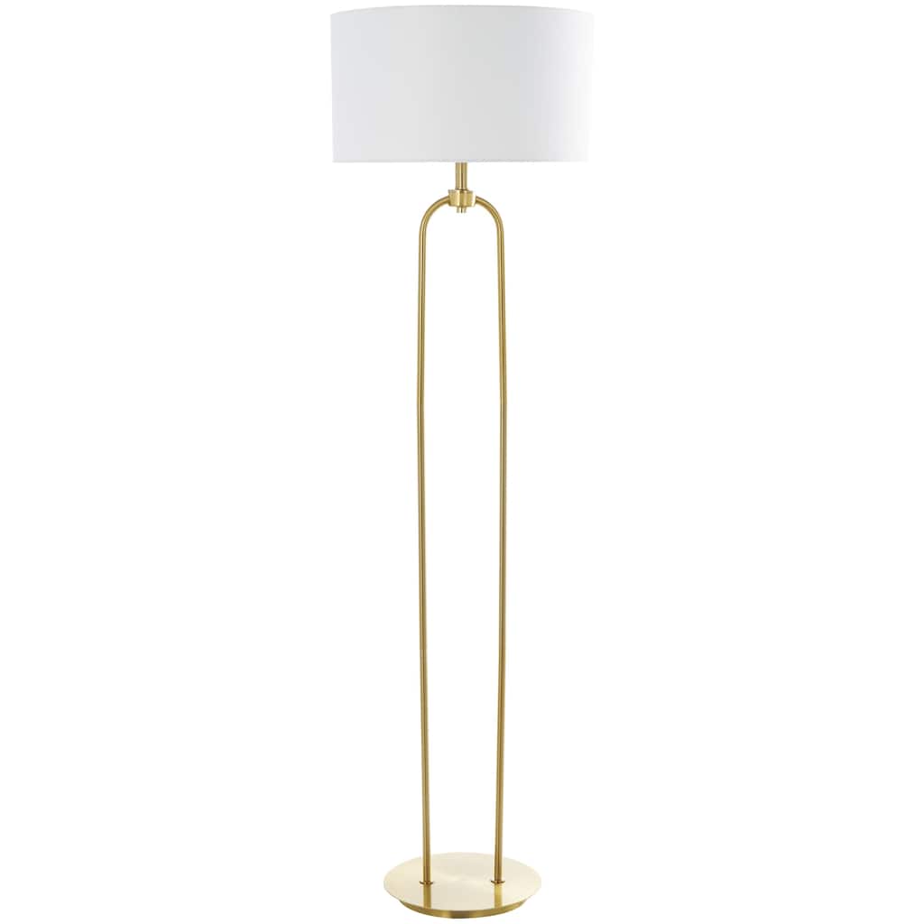 Metal Paper Clip Floor Lamp - Gold - Roche River Decor