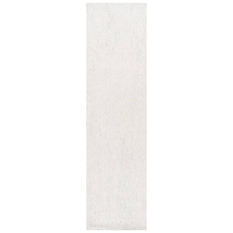 SAFAVIEH Handmade Ebony Iina Wool Rug - Green/Ivory - 2'3" x 9' Runner