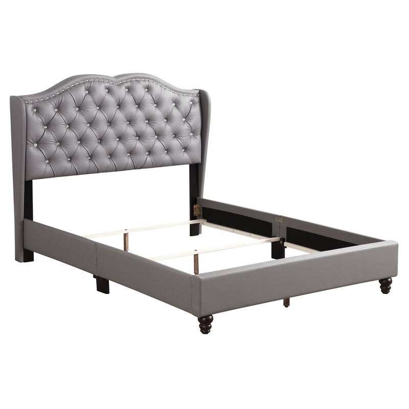 Joy Jewel Tufted Upholstered Bed