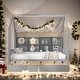 preview thumbnail 1 of 17, Full Size House Bed with 2 Drawers and Shelf