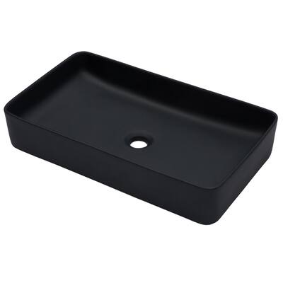 Topcraft Ceramic Rectangular Vessel Bathroom Sink