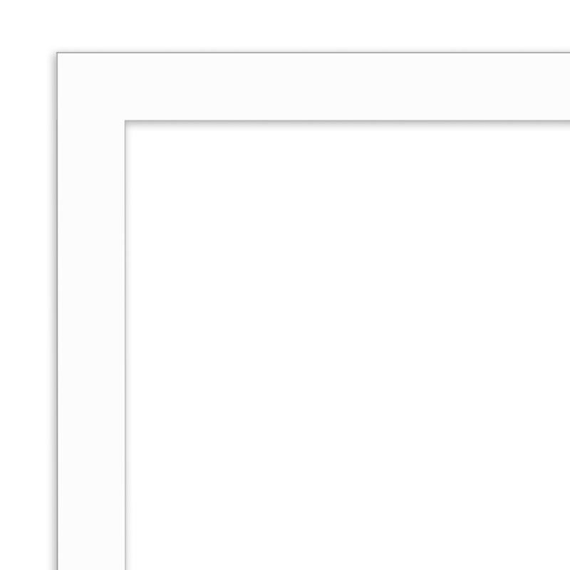 Amanti Art Basic Black Narrow Framed Dry Erase Magnetic Board