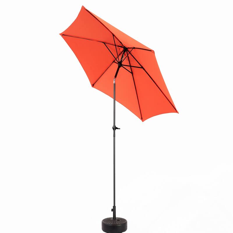 9FT Patio Umbrella with Push Button Tilt and Crank(Base Not Included)