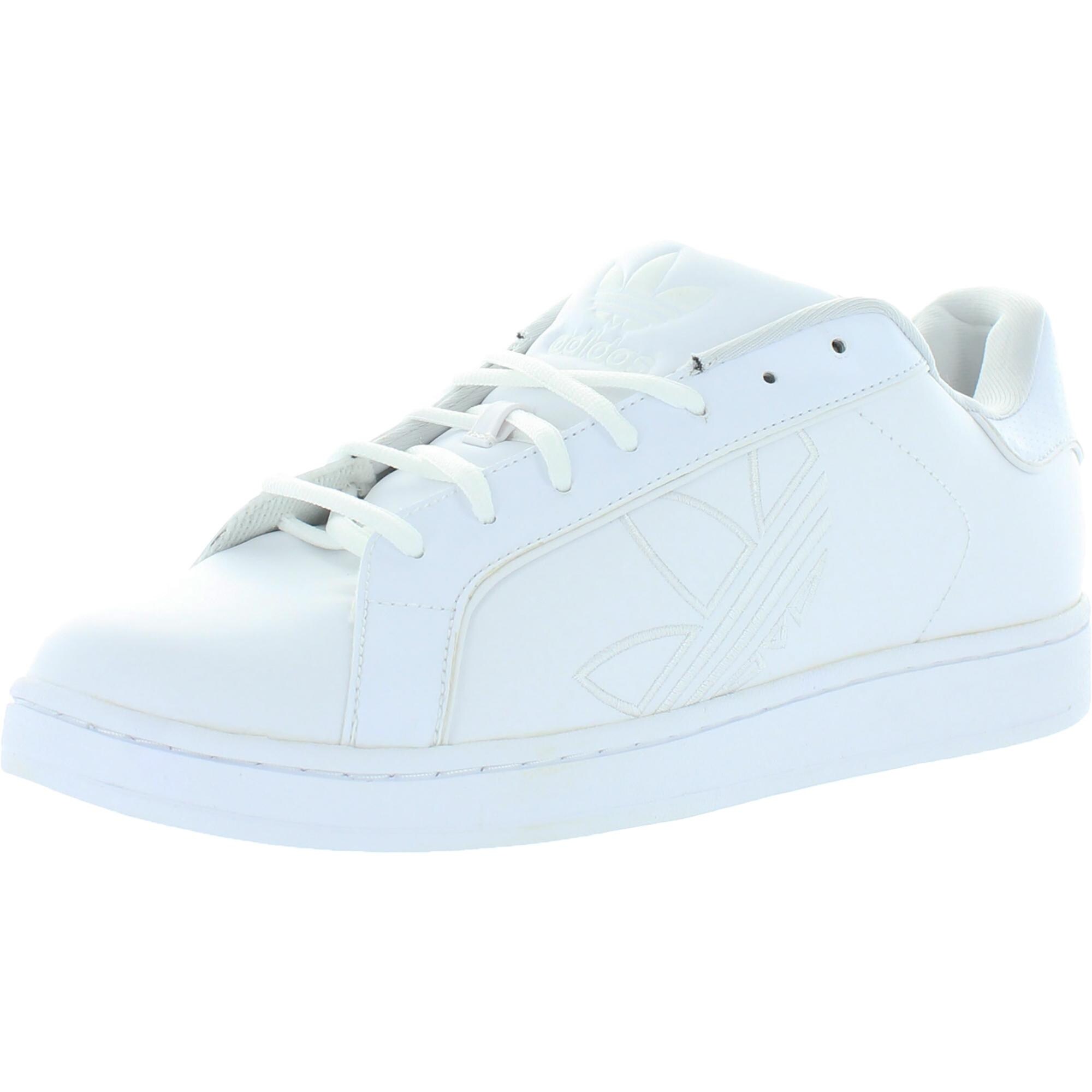adidas men's leather sneakers