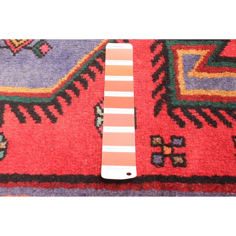 ECARPETGALLERY Hand-knotted Konya Anatolian Red Wool Rug - 4'0 x 7'3