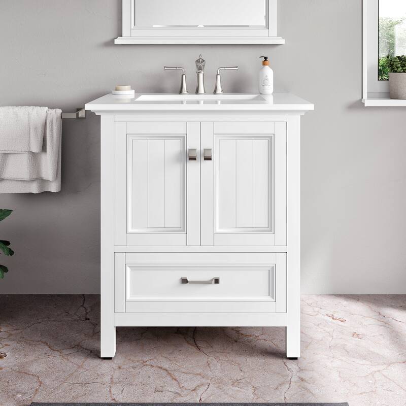 Eviva Britney 30" Bath Vanity - White