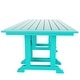 preview thumbnail 11 of 49, Laguna Hdpe All Weather Outdoor Patio 71" Rectangular Dining Table