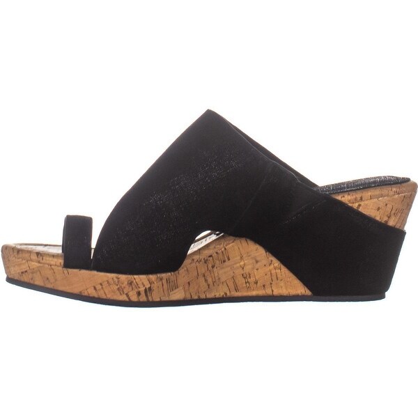donald pliner gyer wedge sandal black