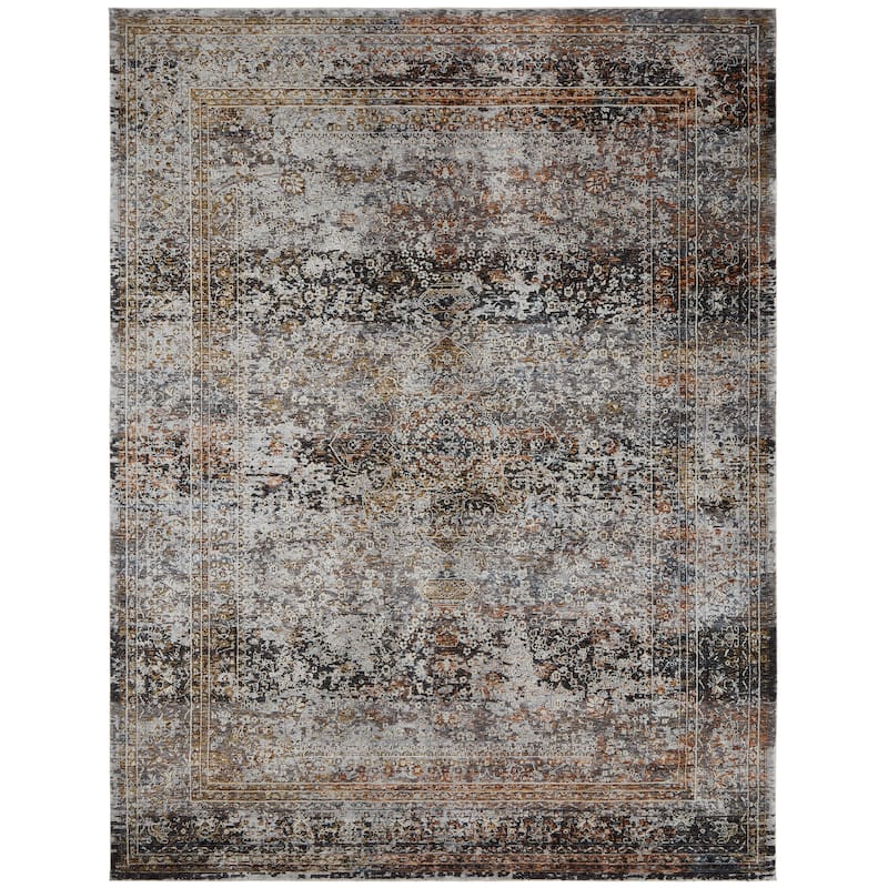 Charcoal / Earth Area Rug