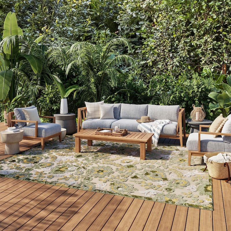 Nourison Aloha Indoor/Outdoor Floral Area Rug