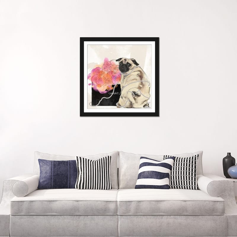 iCanvas "Chanel Pug" by Studio One