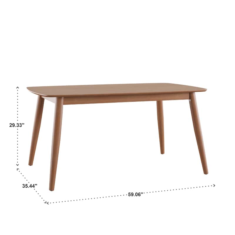 Norwegian Mid Century Danish Modern Tapered Dining Table iNSPIRE Q Modern