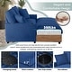 preview thumbnail 30 of 71, GDFStudio - Polyester 50.9" Loveseat Chaise Lounge Chair with Cup Holders