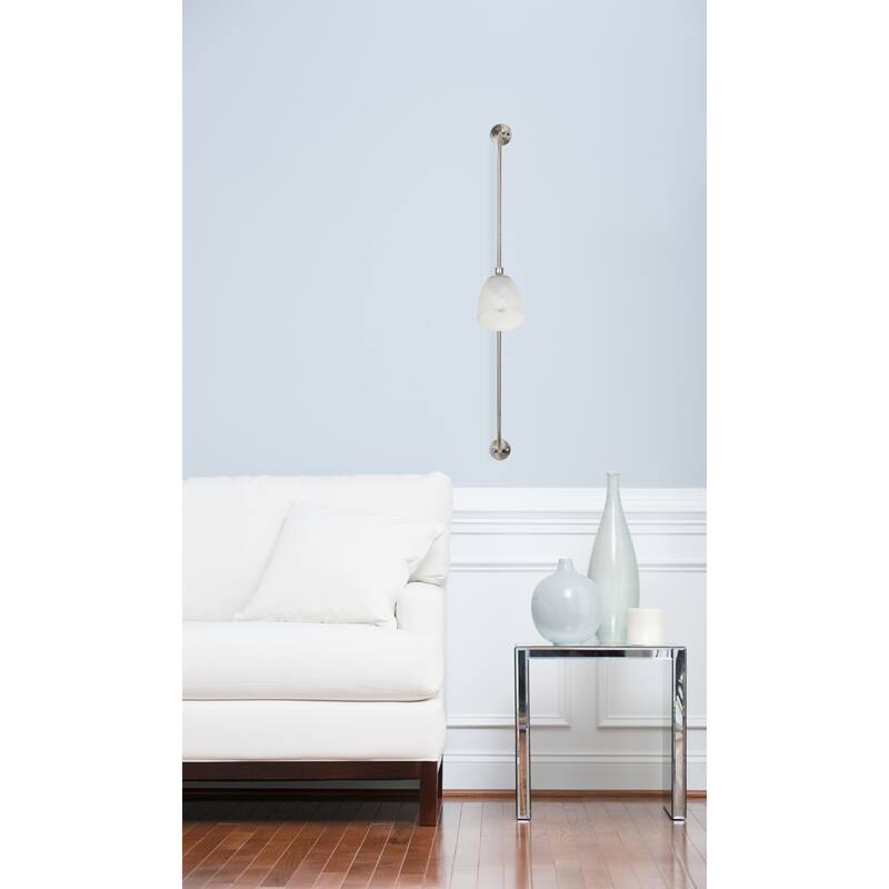 Renwil Ametrine 37" Length Wall Sconce, Satin Nickel - Satin Nickel