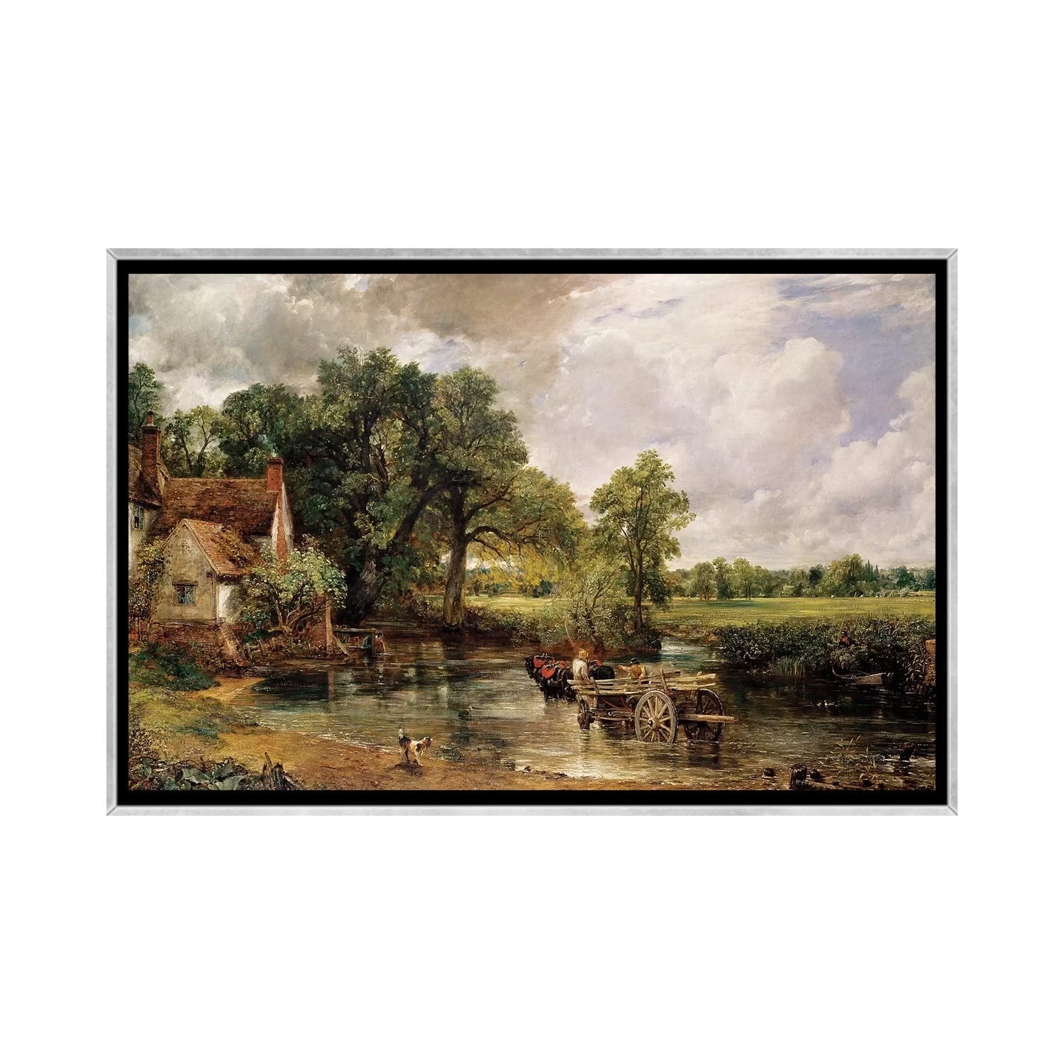 iCanvas "The Hay Wain, 1821 " by John Constable Framed