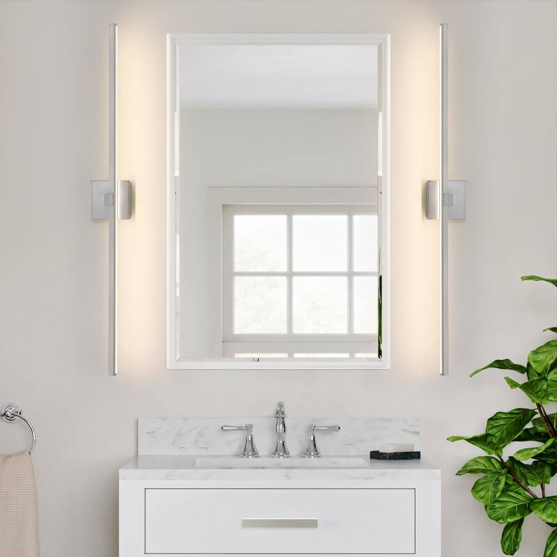 Modern Vanity Lighting Fixtures 24/32/39'' Bathroom Vanity Lights Over Mirror Wall Sconce for Bathroom