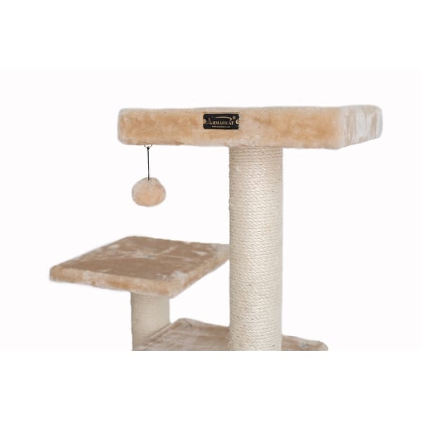 Armarkat Classic Cat Tree A3207 32 Inch Beige Overstock 32000181