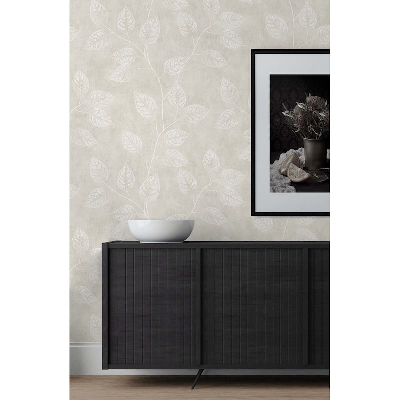 Seabrook Designs Branch Trail Silhouette Nonwoven Unpasted Wallpaper
