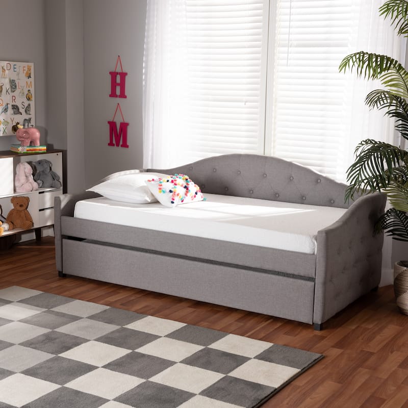 Becker Modern and Contemporary Transitional Daybed with Trundle