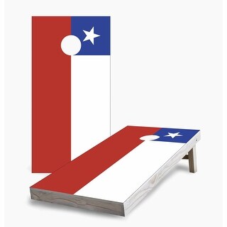 Chilean Flag Cornhole Game (Choose Wraps or Boards)