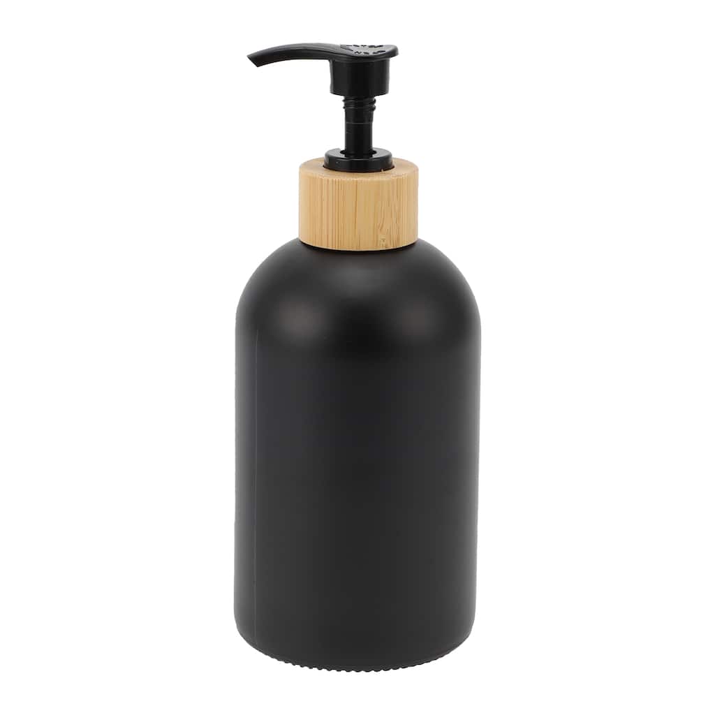 Cylindrical Classic Soap Pump Dispenser for Bathroom Hotel 400ml 1 Pcs