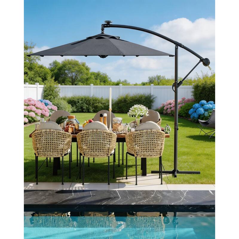 Cantilever Umbrella, with 360° Rotating