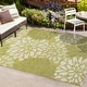 preview thumbnail 8 of 200, JONATHAN Y Floral Textured Weave Indoor/Outdoor Area Rug