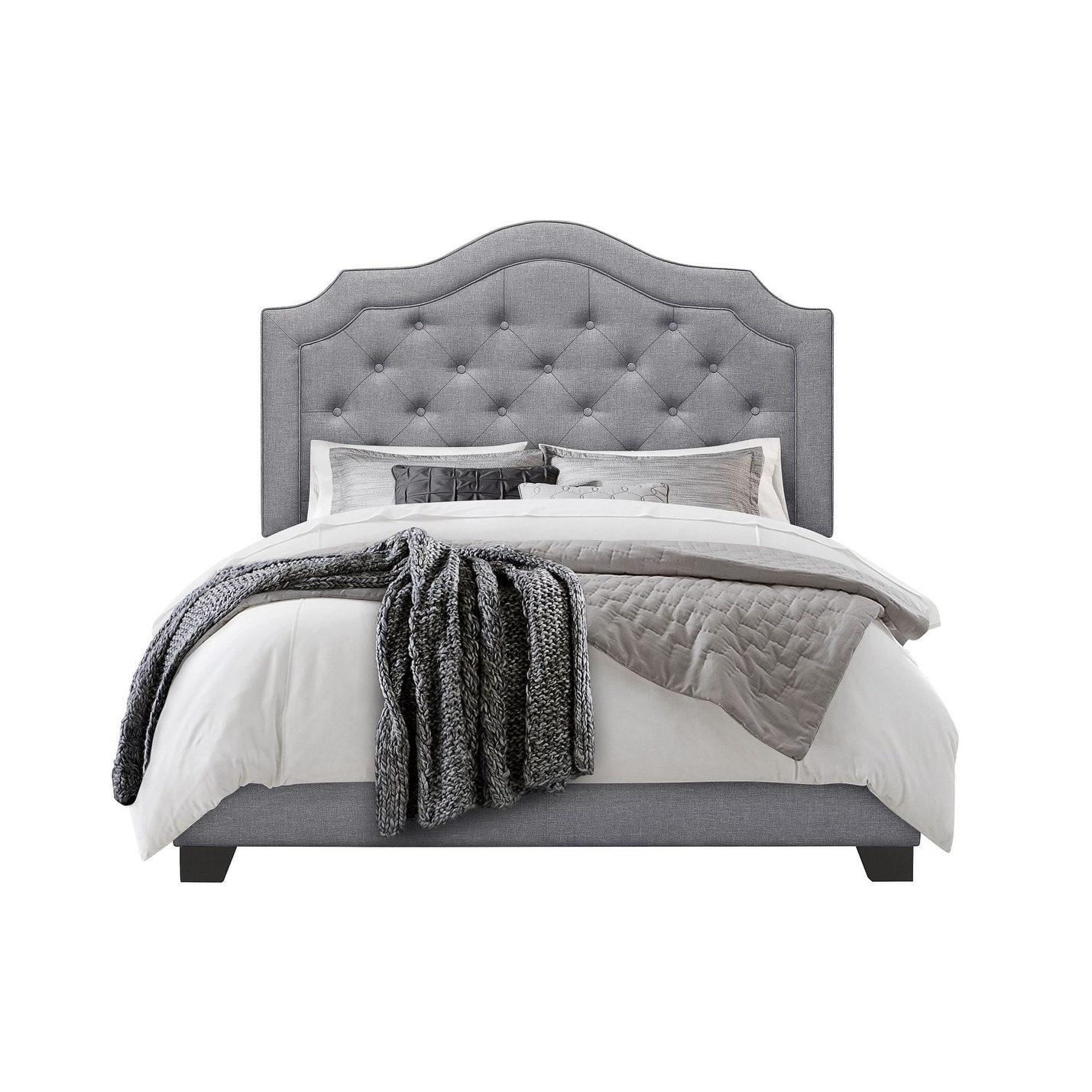 Nadine queen upholstered standard bed 2025