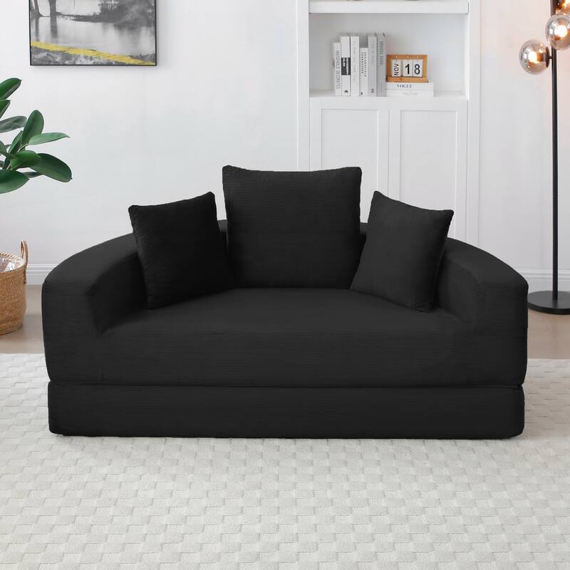Convertible Sofa Couch Bed,Nulti-functional,Circular Bed,Adjustable Futon Sofa